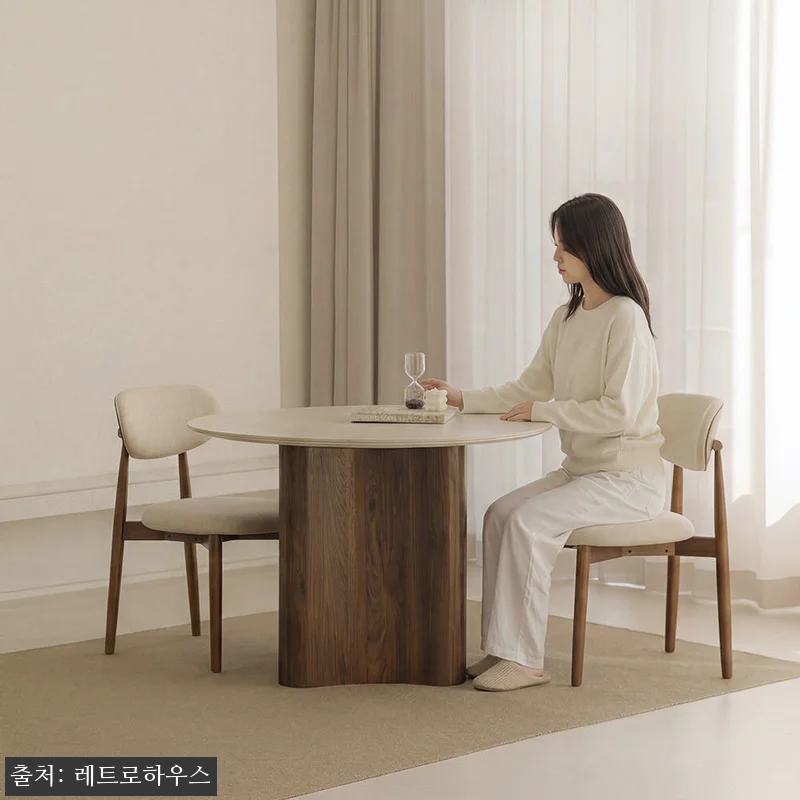 렌 포세린 세라믹 원형 식탁세트 11 관련 이미지 4