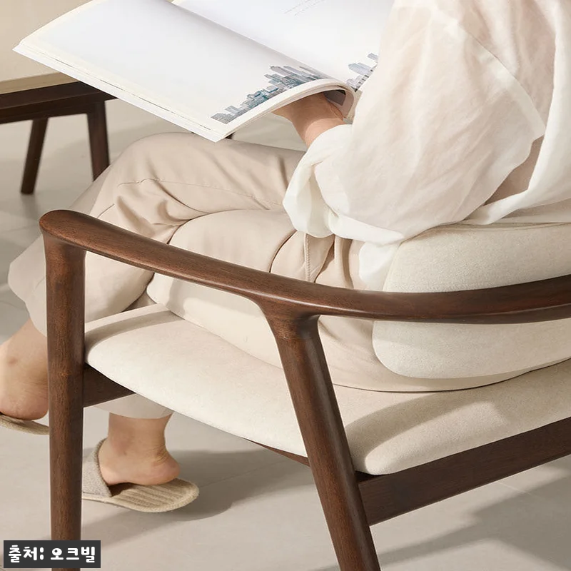 오크빌 올리 6인용 원목 무소음 양면 관련 이미지 5