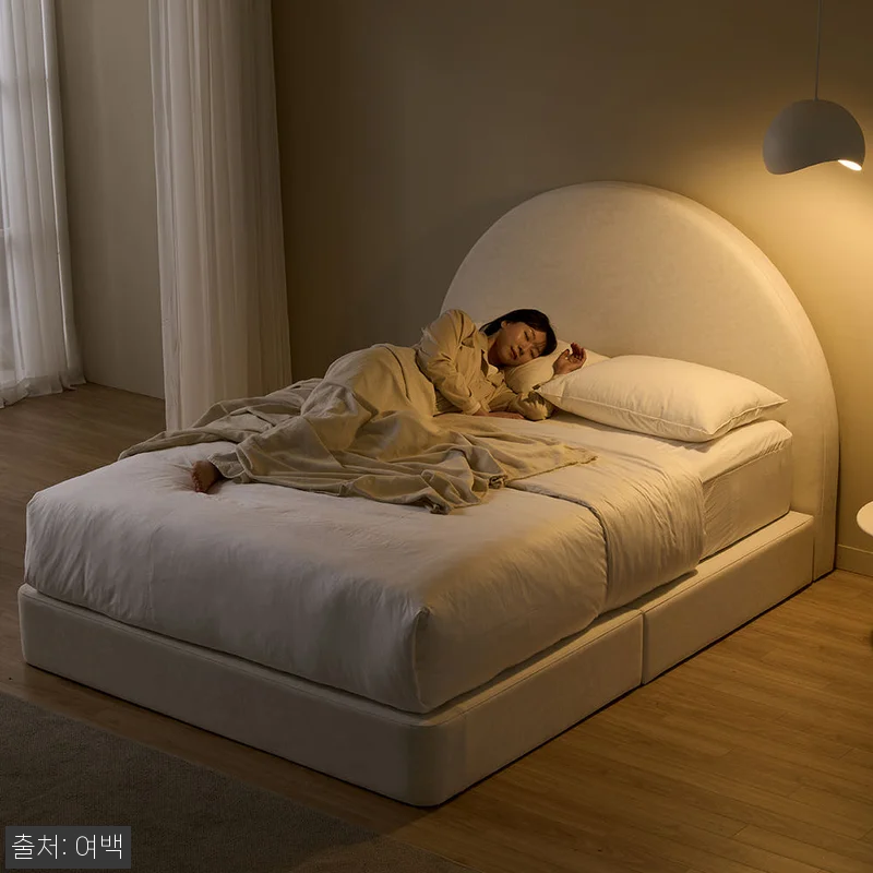 여백 패브릭 파운데이션 침대 프레임 관련 이미지 8
