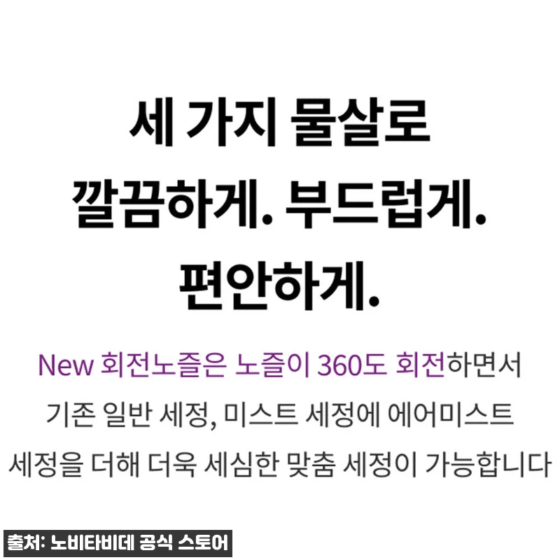 노비타 BD-H730H0, 위생 관리 관련 이미지 8