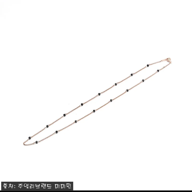 14K 브티닝 블랙스피넬 컷팅볼 초커 관련 이미지 8