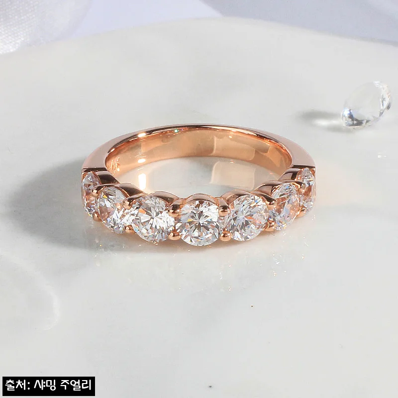 4부 쌍지 모이사나이트 7개 반지, 데일리부터 기념일까지 빛나는 선물템 후기