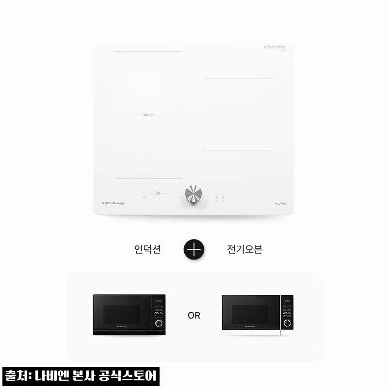 나비엔 매직 3구 인덕션 화이트 ERI-5043AF + 전기오븐 패키지, 주방 교체 전 체크한 실속 구성