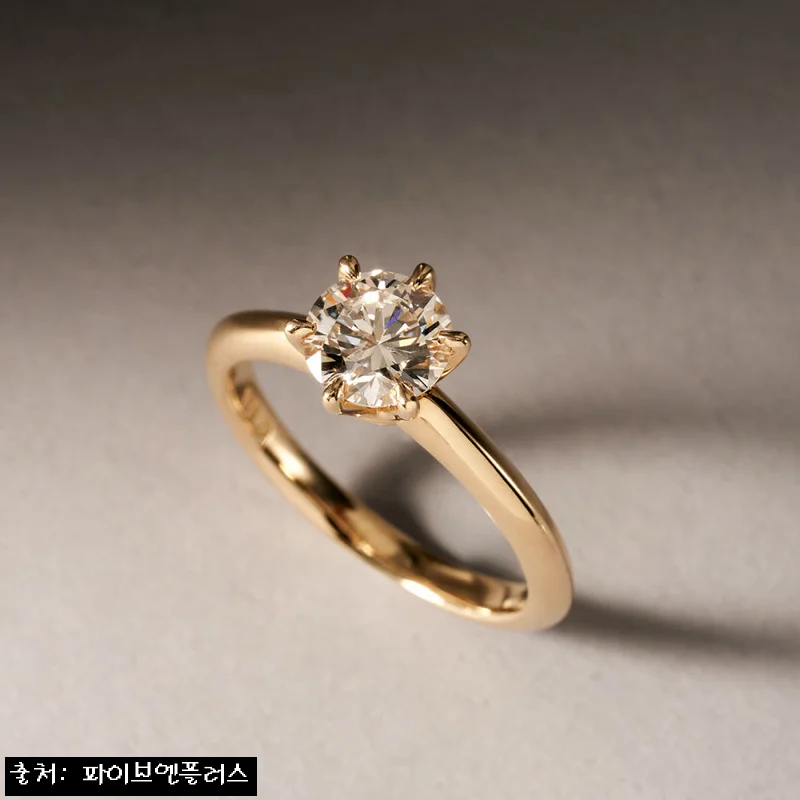 [파플] 1캐럿 6프롱 랩다이아몬드 반지 14K 18K, 클래식한 한 알 반지 찾는다면 눈여겨볼 이슈템