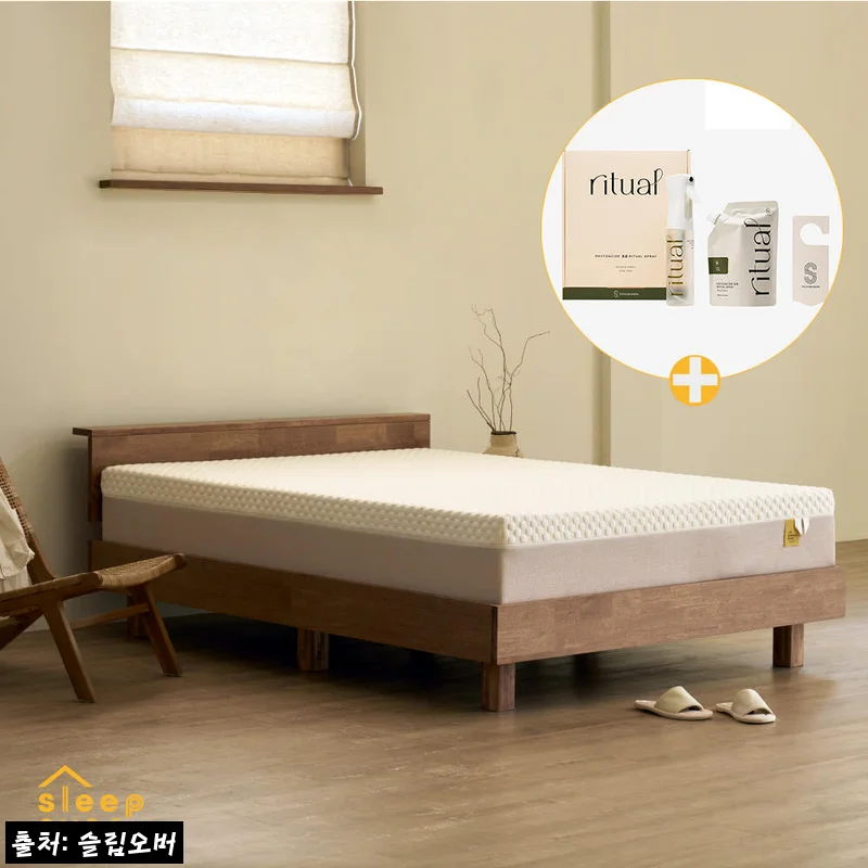 Home 62 슬립오버 원목 침대 프레임 SS/Q, 월넛 감성 침실을 위한 이슈템 살펴본 후기