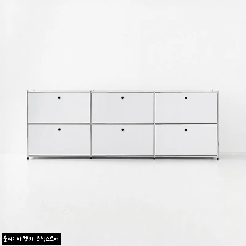 마켓비 심플리 3x2 수납장 6문 퓨어화이트, 227cm 와이드 수납장 할인 체크 후기