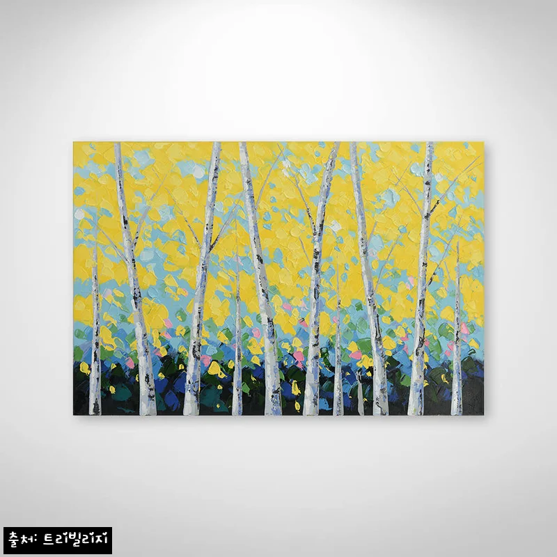 [Gallery Edition] 풍수에 좋은 거실 예쁜그림 90x60cm, 비어 보이던 거실에 갤러리 무드를 더하는 선택