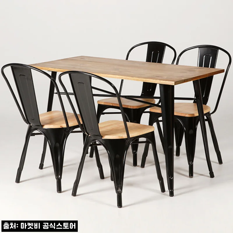 빈티지 원목 테이블 1200 카페테이블 의자 4인세트, 할인·적립 조건부터 꼼꼼히 본 구매 체크 후기