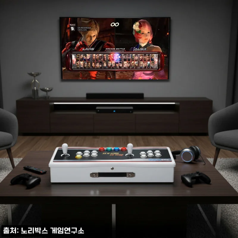 노리박스 레볼루션 RV팩 128G 7078게임, 집에서 즐기는 TV연결형 오락실게임기 체크후기