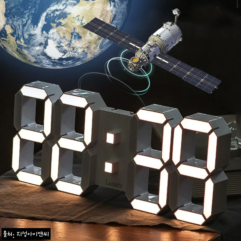 국산 루나리스 GPS 전파 수신 LED 벽걸이시계 38cm, 사무실·개업 선물로 눈여겨볼 이유