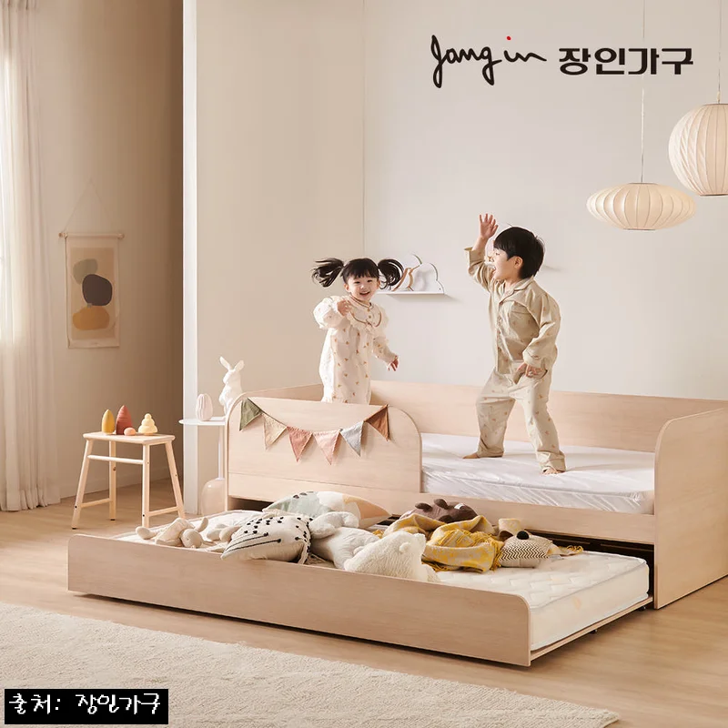장인가구 뉴피터 E0등급 저상형 슬라이드 2단 침대, 아이방 침대 후보로 눈여겨본 이유