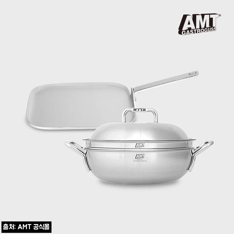 AMT 통5중 2종세트 찐구매 체크포인트, 파티웍+사각와이드팬28 23% 할인 정보